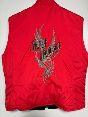 Harley-Davidson Reversible Vest with Embroidered Logo Women’s Large